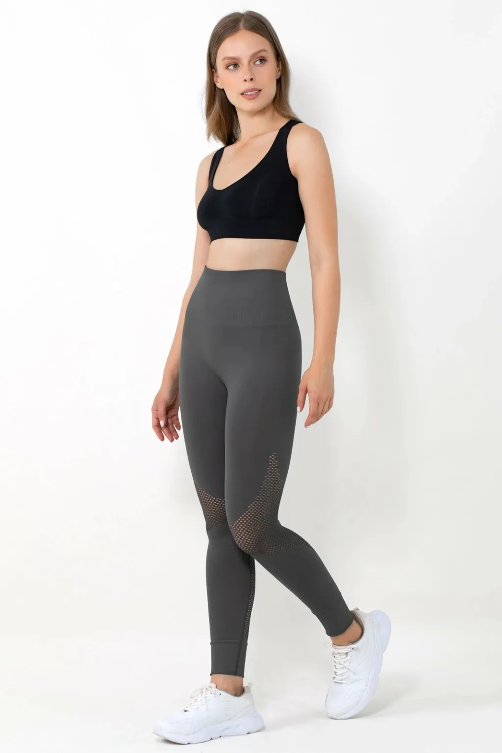 Leggins ngjyrë qymyr, 001-001380 - 7