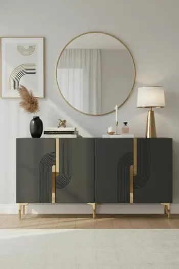 Konsol Skye Decor, Meyra 150, antracit, ari