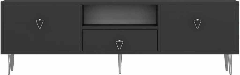 Komodë TV Skye Decor, anthracite, silver, 1306-DROP-1 - 3