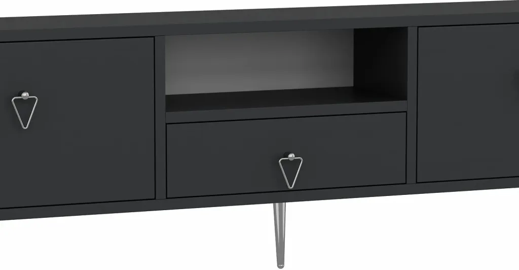 Komodë TV Skye Decor, anthracite, silver, 1306-DROP-1 - 6