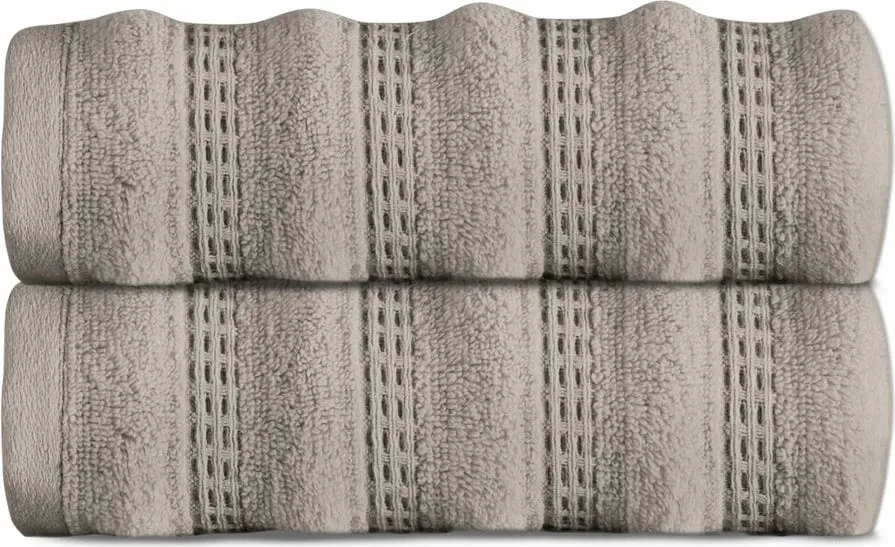Set peshqirësh duarsh (2 copë), Mijolnir, Nora, ngjyrë kapuçino - 2