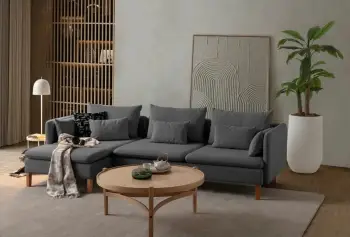 Kënd-sofë Flexy Relax, anthracite, Atelier del Sofa