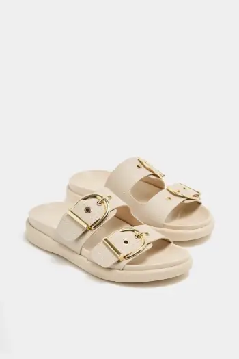 Pantofla për gra, krem, Jumeon, MK1340125YR20-002