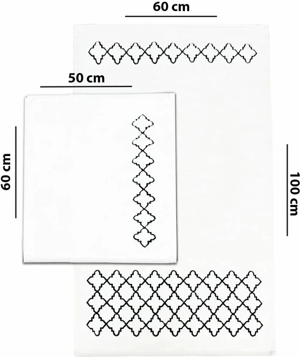 Set tapetash për banjo (2 copë), Mijolnir, luksoz, e zezë - 3