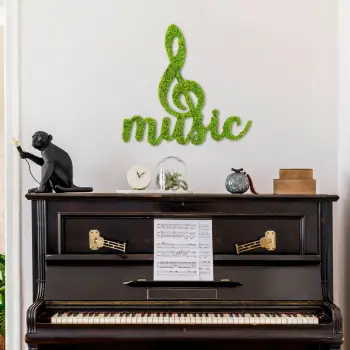 Aksesor dekorativ muri Wallity, myshk, muzikë