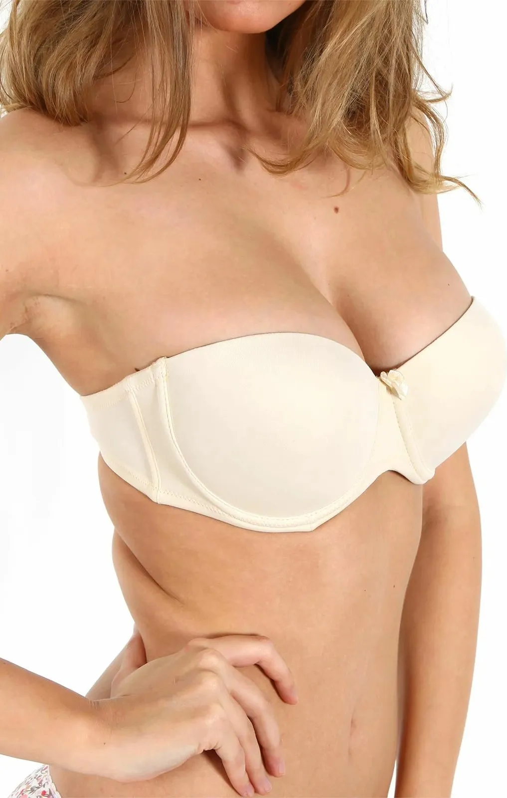 Bra pa rripa Jumeon, push-up, ngjyrë ten, 148-006010 - 8
