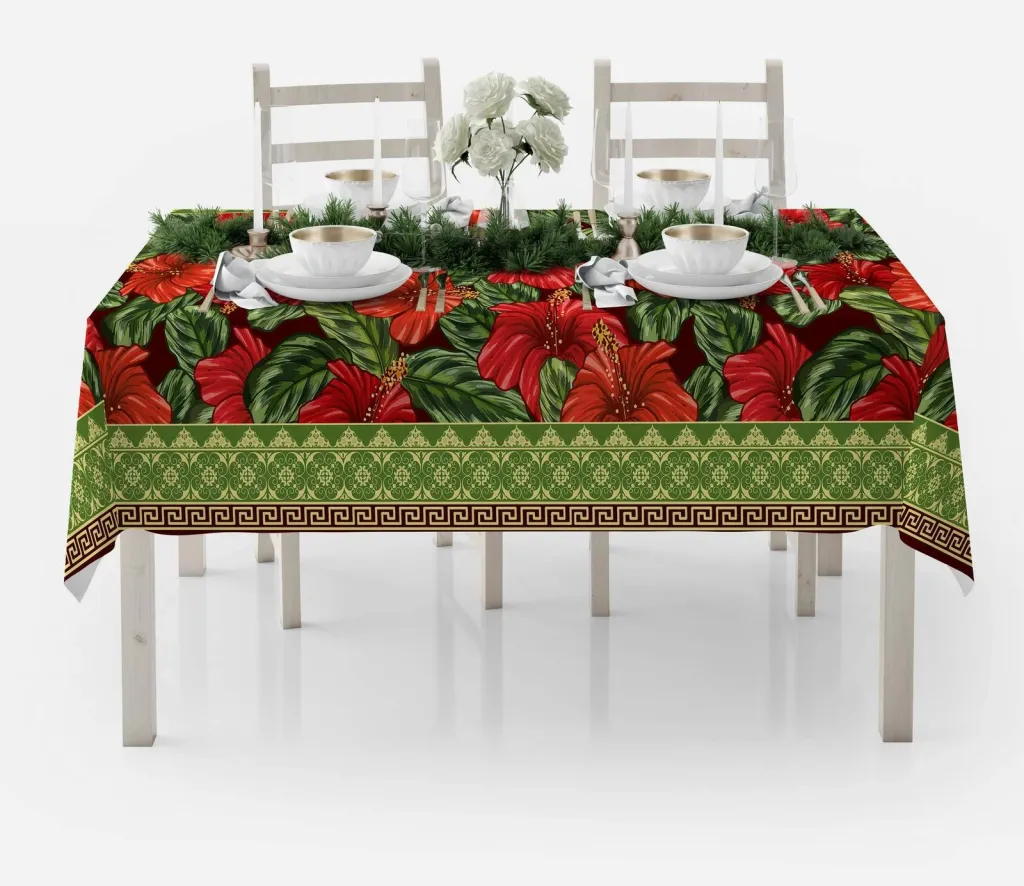 Mbulesë tavoline Hermia Concept, shumëngjyrëshe, 140x140cm - 2