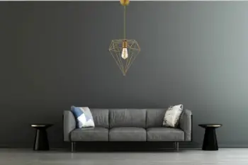 Llambë tavani Opviq, model Diamond, ngjyrë ari