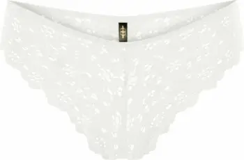 Tanga dantelle Jumeon, ngjyrë ecru, XL