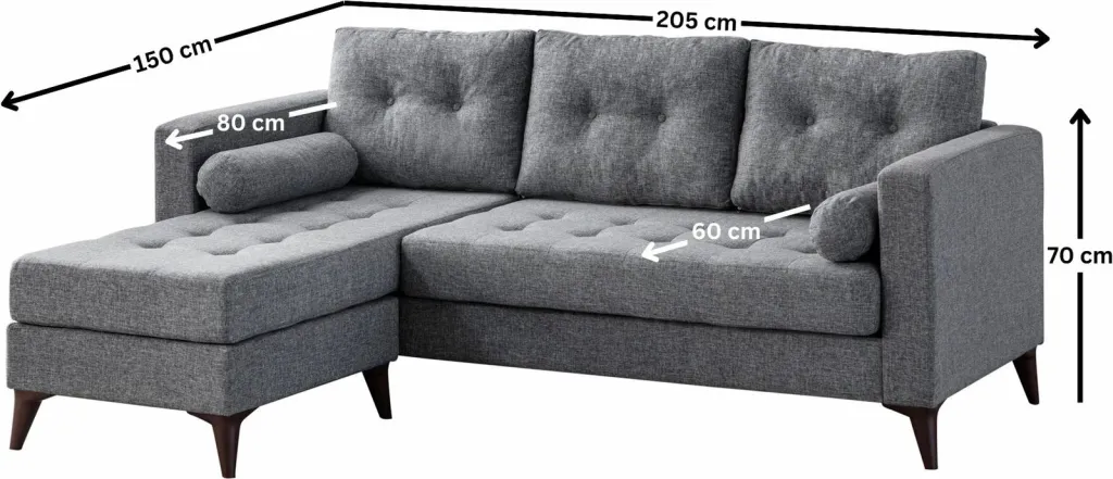 Këndollë Atelier del Sofa, ngjyrë gri - 11