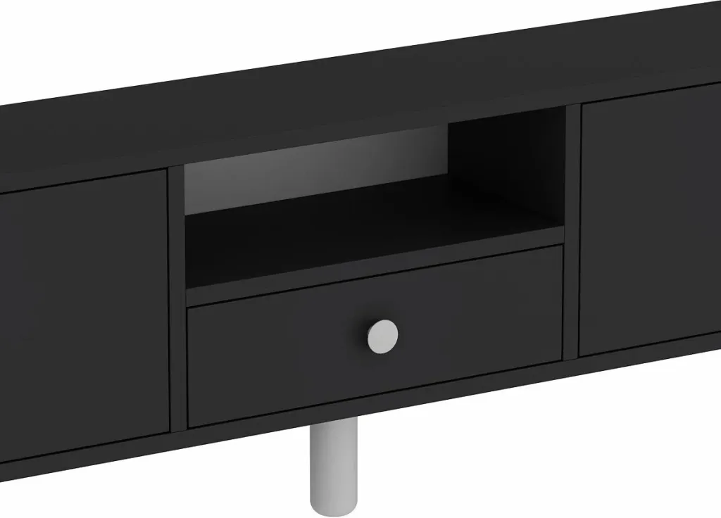 Komodë TV Skye Decor, anthracite, e bardhë, 1310-DROP-1 - 6