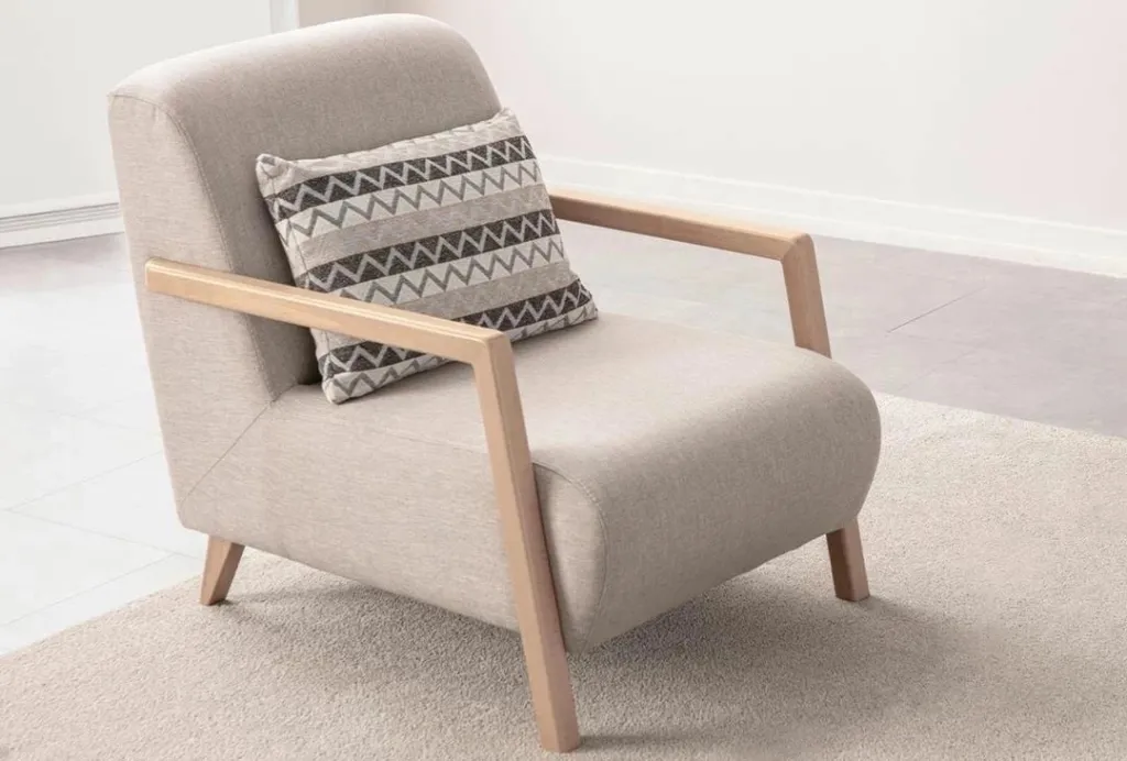 Karrige krahu, Atelier del Sofa, ngjyrë krem - 1