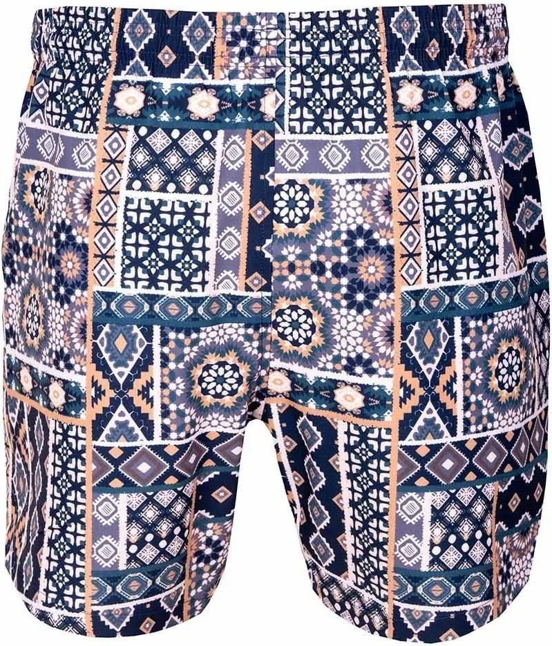 Shorc për not për meshkuj, model etnik, ngjyrë e kaltër e errët, Jumeon - 3