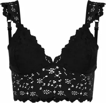 Bustier dantelle e zezë Jumeon