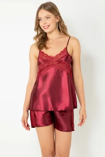 Babydoll Jumeon, e kuqe e thellë, 001-018270, M/L