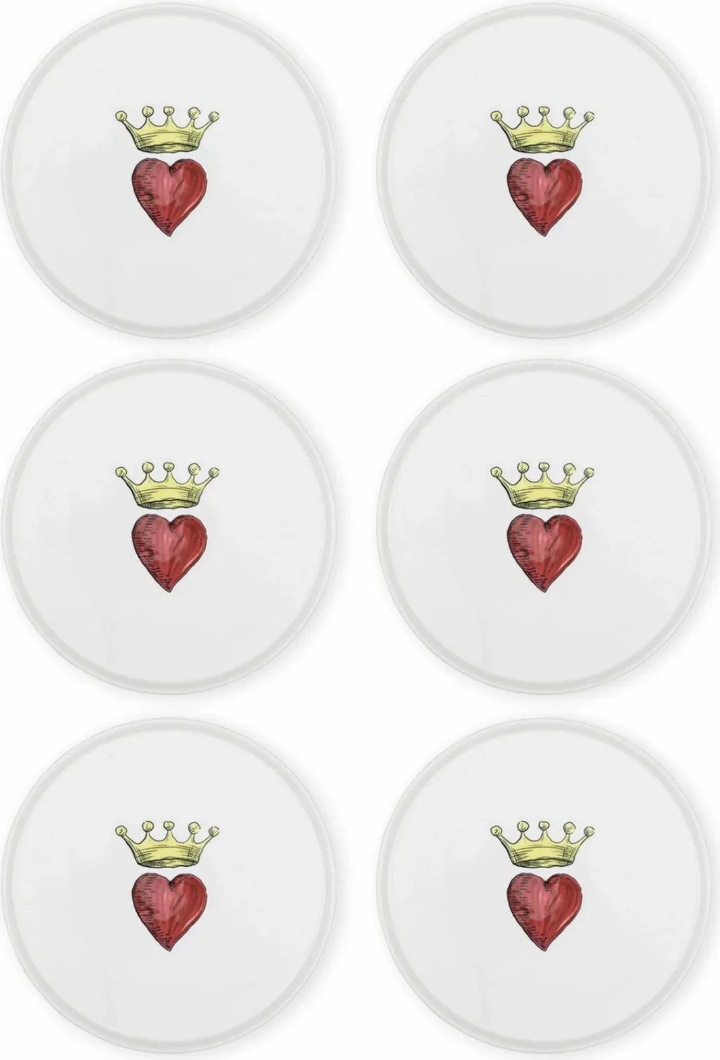 Set pjatash për ëmbëlsira (6 copë), Hermia Concept, LUV0001 - 6