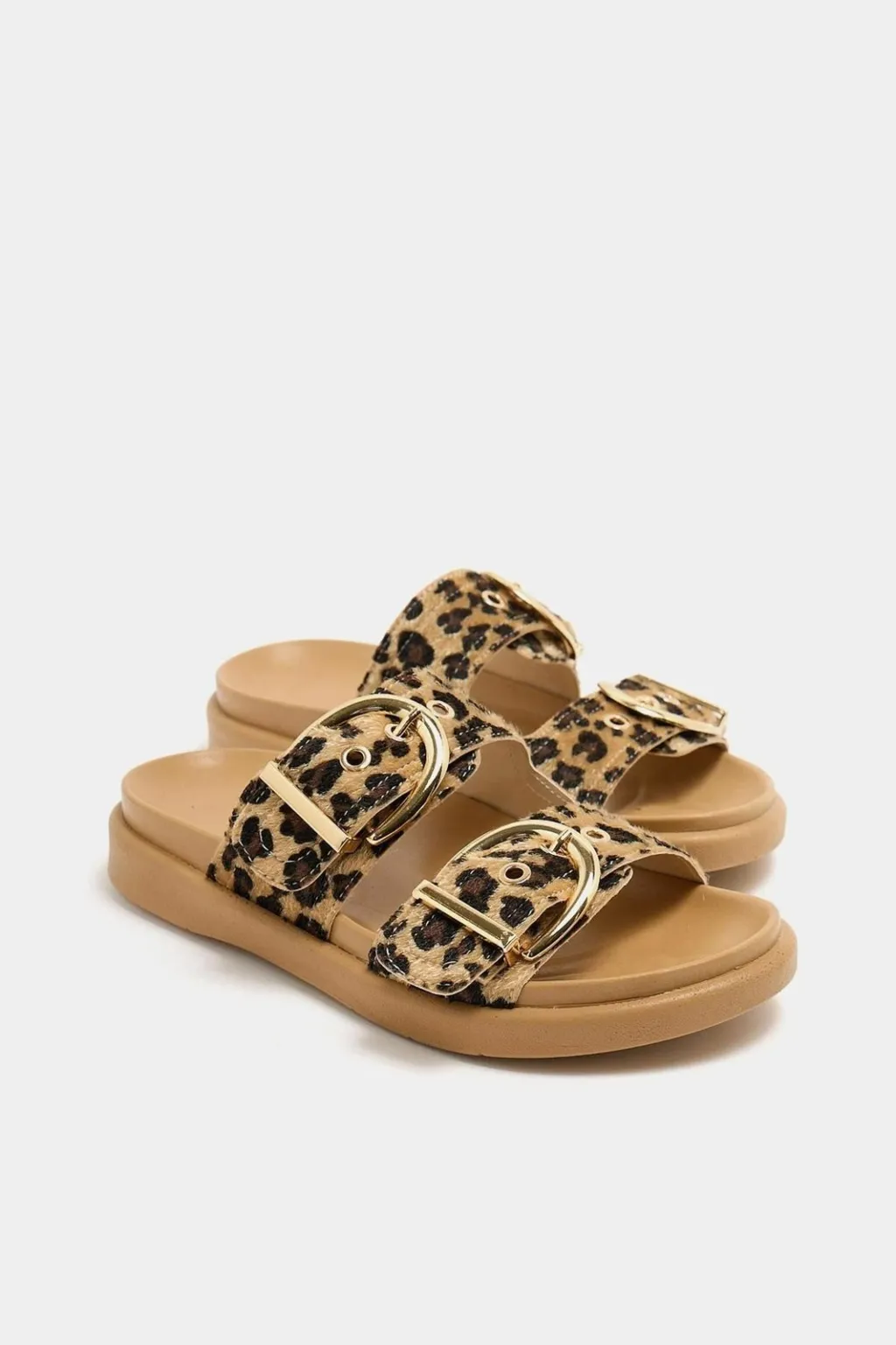 Pantofla për gra Jumeon, MK1340125YR20-002, leopard, mink - 3