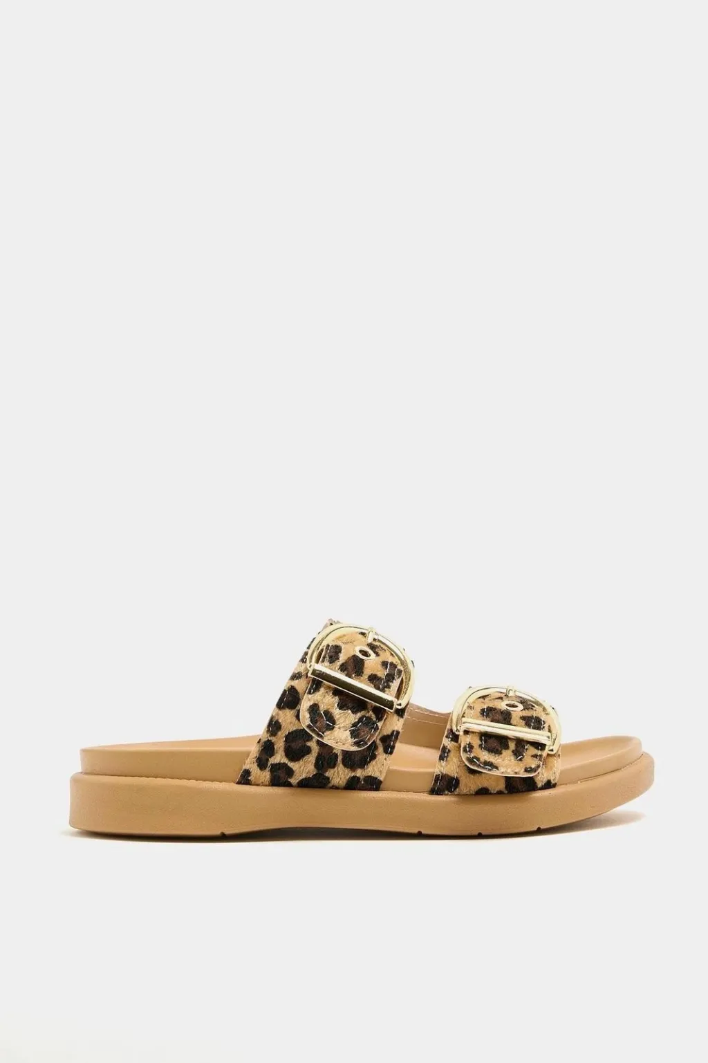 Pantofla për gra Jumeon, MK1340125YR20-002, leopard, mink - 5