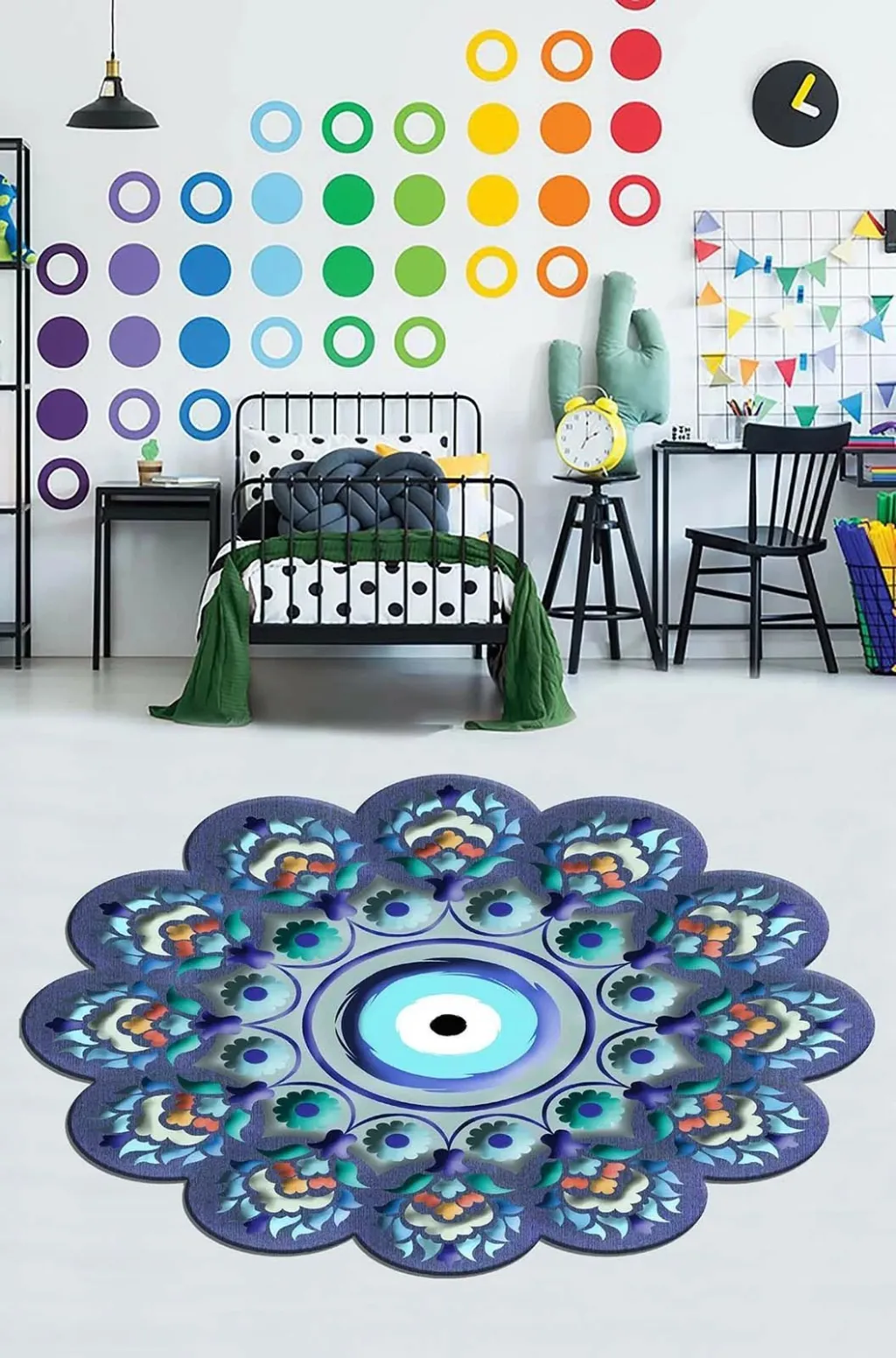 Qilim (50x80) Conceptum Hypnose, HMNT935, shumëngjyrësh - 1