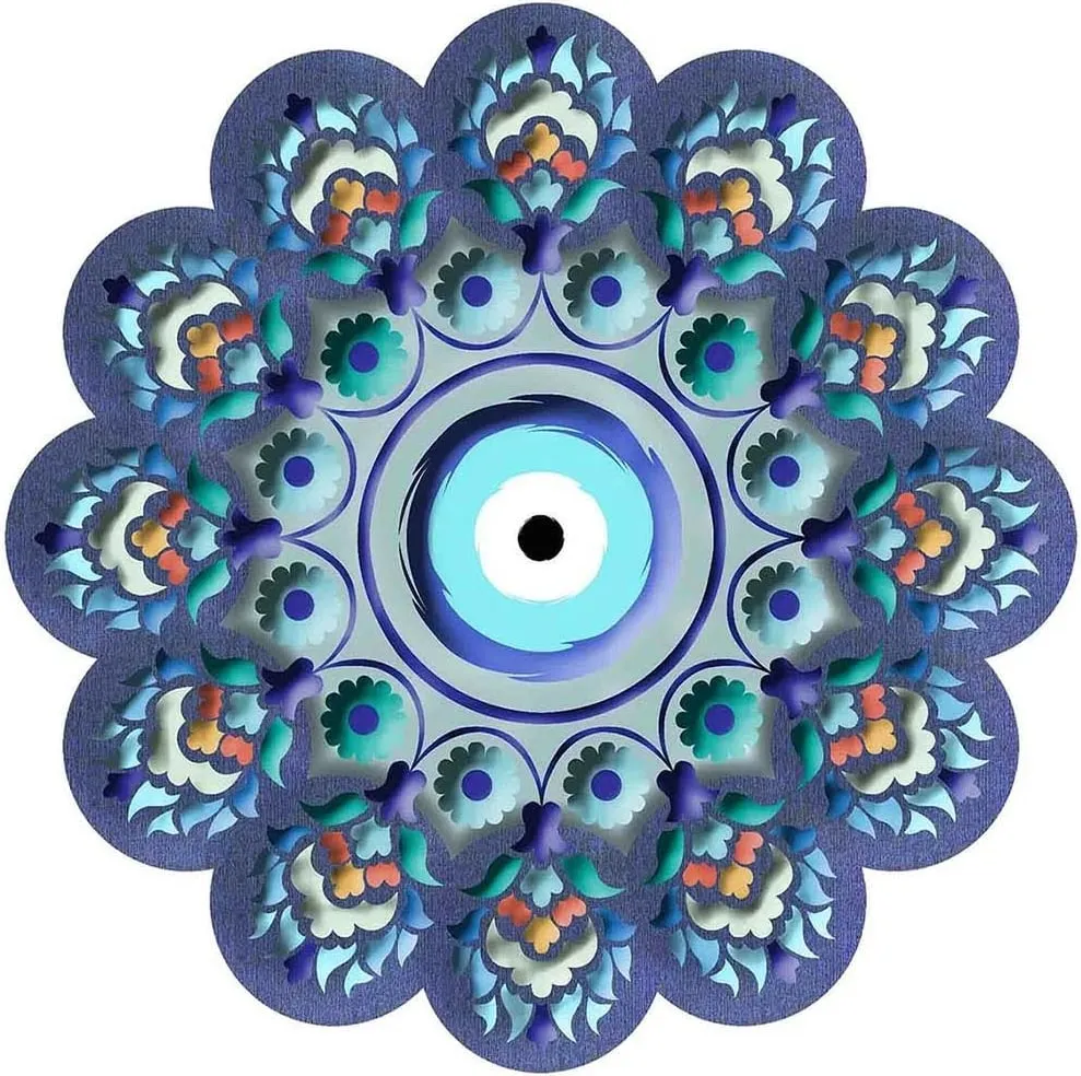 Qilim (50x80) Conceptum Hypnose, HMNT935, shumëngjyrësh - 2