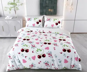 Set mbulesë jorgan XXL, qershi dhe zemra, L'Essentiel Linge de Maison