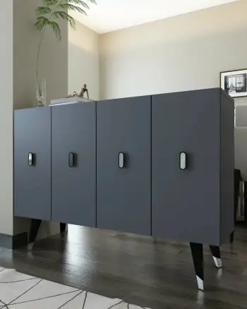 Konsol Skye Decor, anthracite, silver, 8168KM-32