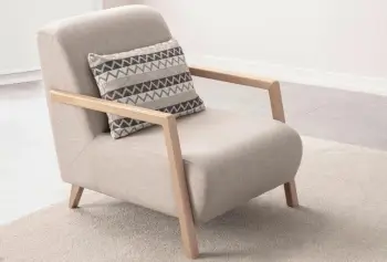 Karrige wing, Atelier del Sofa, ngjyrë krem, mocha