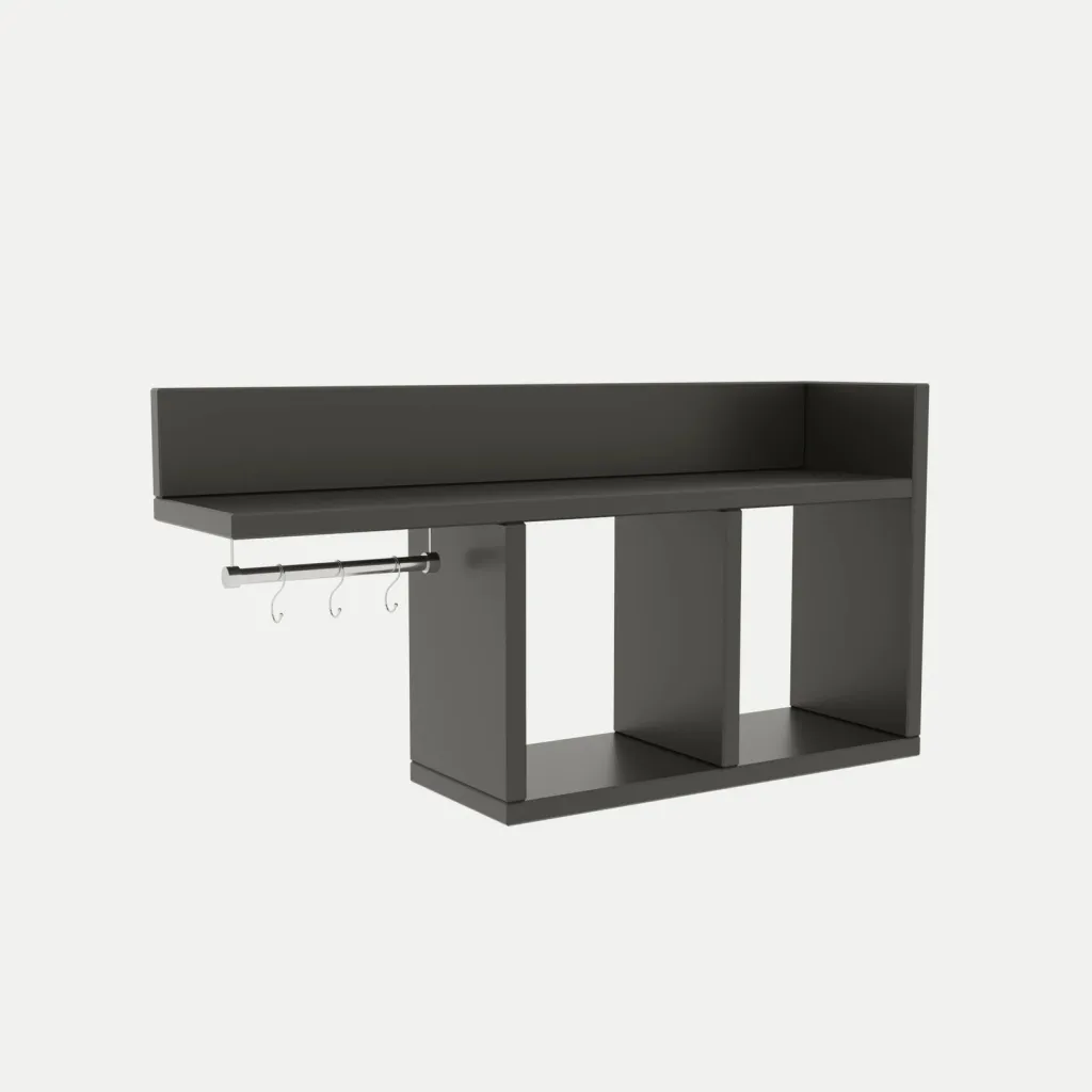 Raft muri Skye Decor, antracit - 2