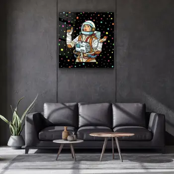 Pikturë dekorative prej xhami të temperuar, shumëngjyrëshe, Wallity KRV-1004, 50x50cm