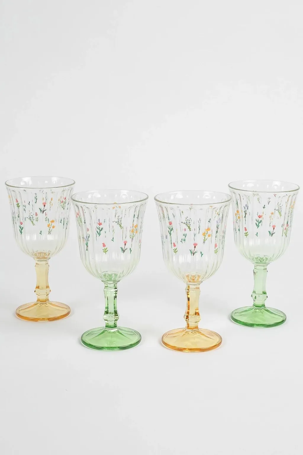 Set gotash prej qelqi, 4 copë, Hermia Concept, Botanical 240 - 3