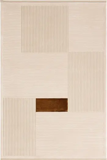 Qilim (60x100) Conceptum Hypnose, Farahan A0859A, krem dhe kanellë