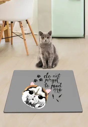 Tapet për rërë mace, Paws & Whiskers, Mapte, shumëngjyrësh, 40x60cm