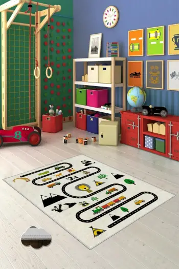 Qilim (50x80) Conceptum Hypnose, WOOKECE033, shumëngjyrësh