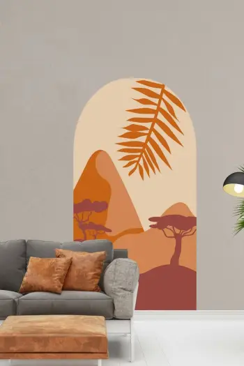 Sticker dekorativ për mur, shumëngjyrësh, Wallity, ERSYSTCKR18, 80x140cm