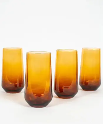 Set gotash (4 copë), Hermia Concept, Iconic 470, ngjyrë amber