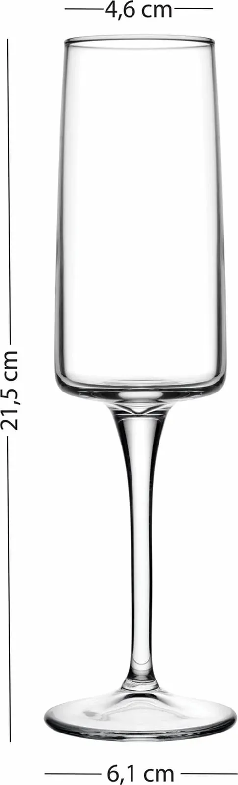 Set gotash (4 copë), Hermia Concept, Bliss 190, ngjyrë ari dhe transparente - 4