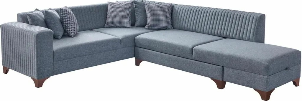 Kënd-sofë krevati, gri, West Right, Atelier del Sofa - 5