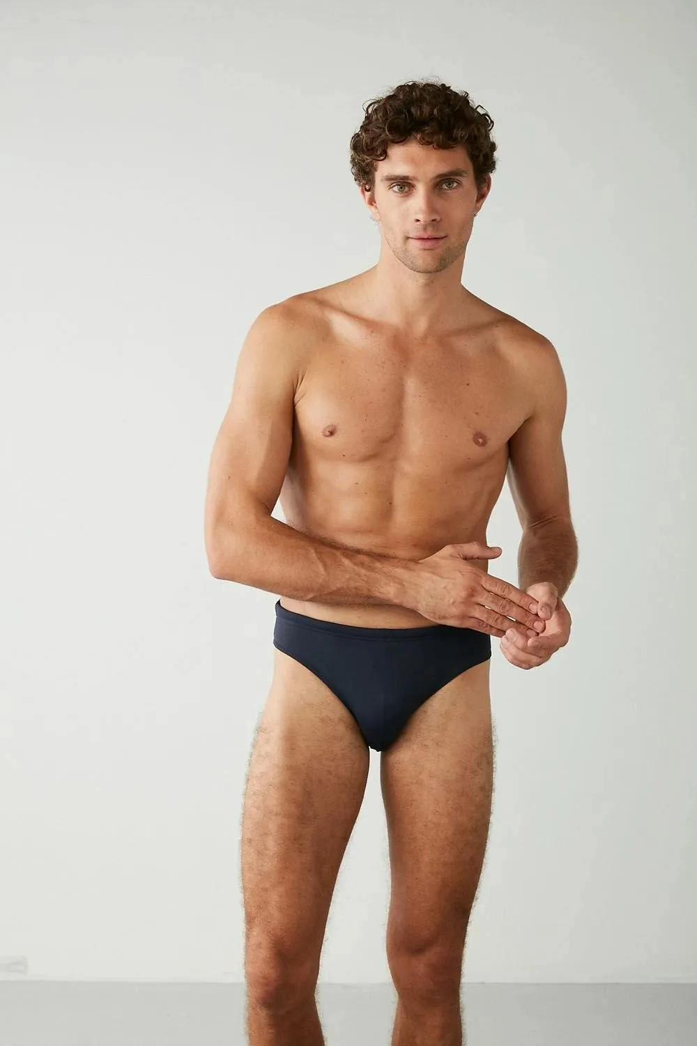 Slip short Jumeon, ngjyrë e kaltër e errët, Duz Super - 1