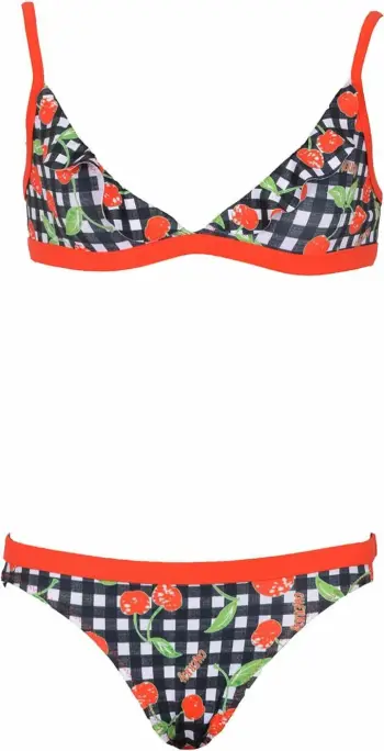 Set bikini (2 pjesë), Jumeon, qershi - e zezë