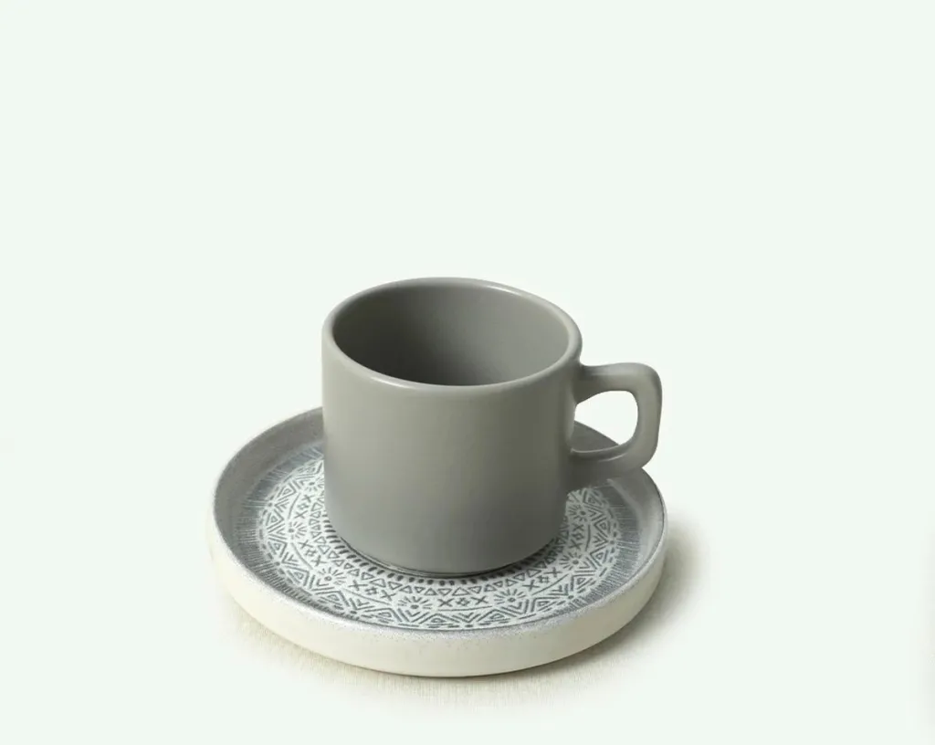 Set filxhanësh çaji (12 copë), Hermia Concept, gri - 3