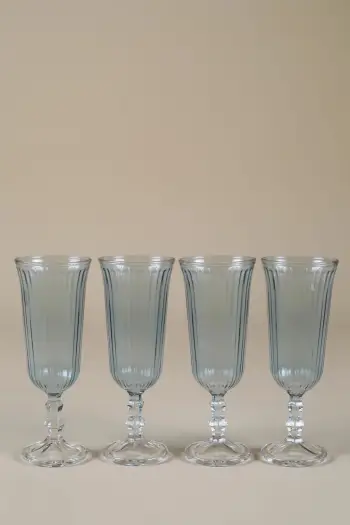 Set gotash xhami (4 copë), Hermia Concept, Splendid 120, ngjyrë kaltër