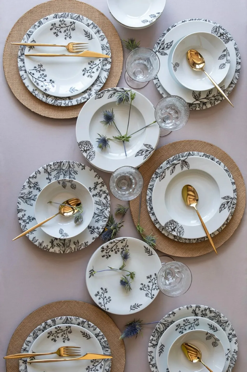 Set darke 24 pjesësh Hermia Concept, NNZG24Y2885694 - 1