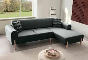 Kënd-sofë krevati, ngjyrë antracit, Atelier del Sofa, Relax Djathtas