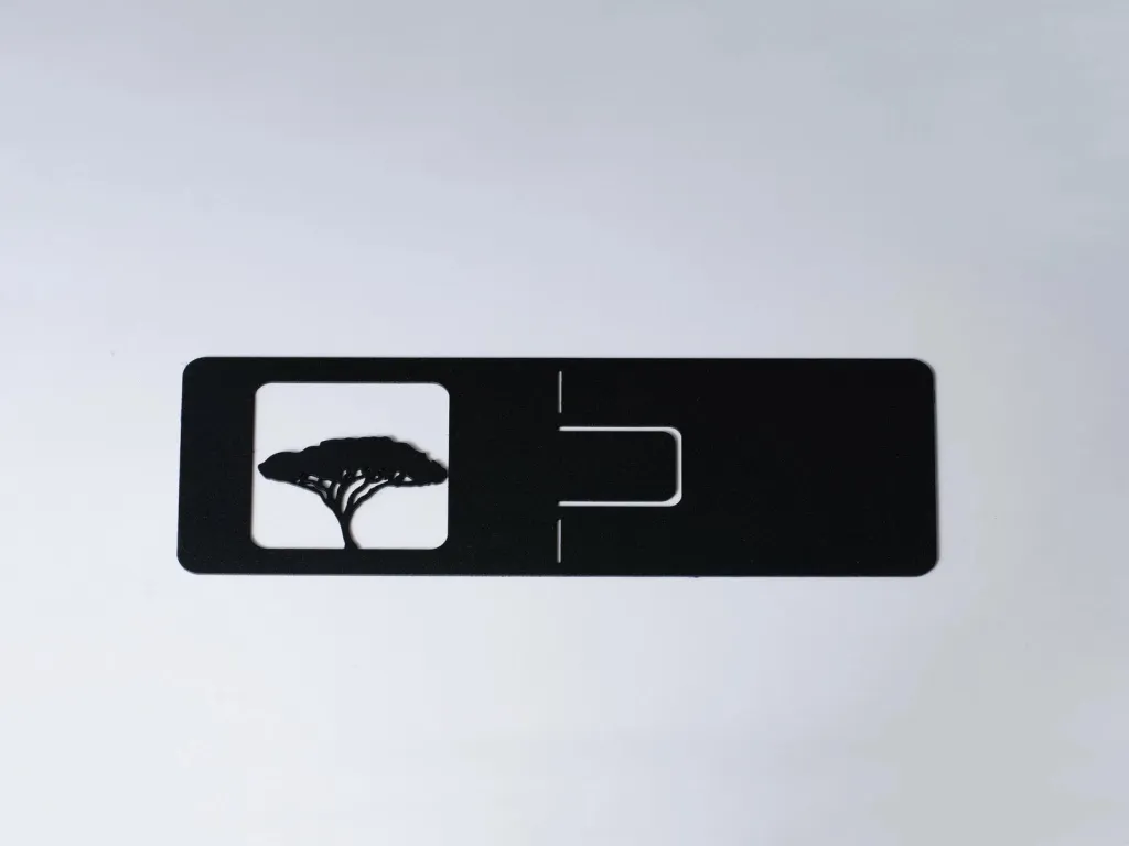 Mbajtës librash metalik, Wallity, dizajn pemë, ngjyrë e zezë - 2