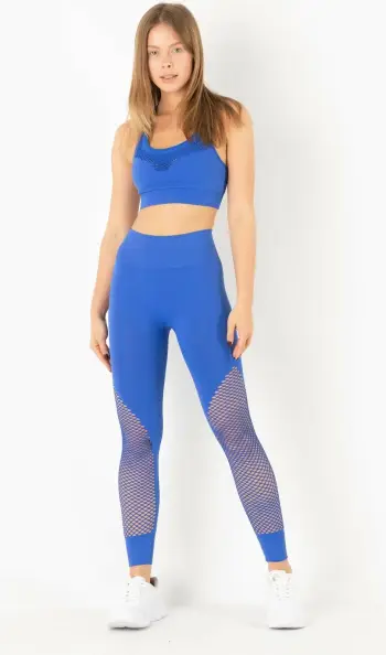 Legginsa Jumeon, ngjyrë teal e thellë, 001-001375