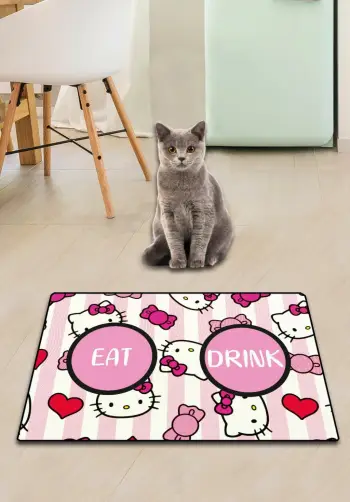 Tapet për rërë të maceve, Paws & Whiskers, Berretto Rosa, shumëngjyrësh, 40x60cm