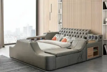 Krevat dopio Skye Decor, Dorwatch Smart, ngjyrë kafe