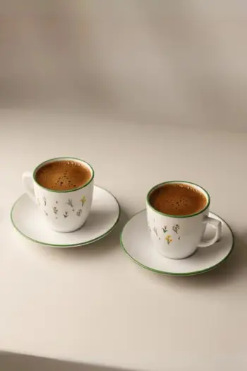 Set filxhanash për kafe (4 copë), Hermia Concept, Botanical