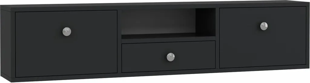 Komodë TV, Skye Decor, anthracite, silver, 1301-DROP-1 - 4