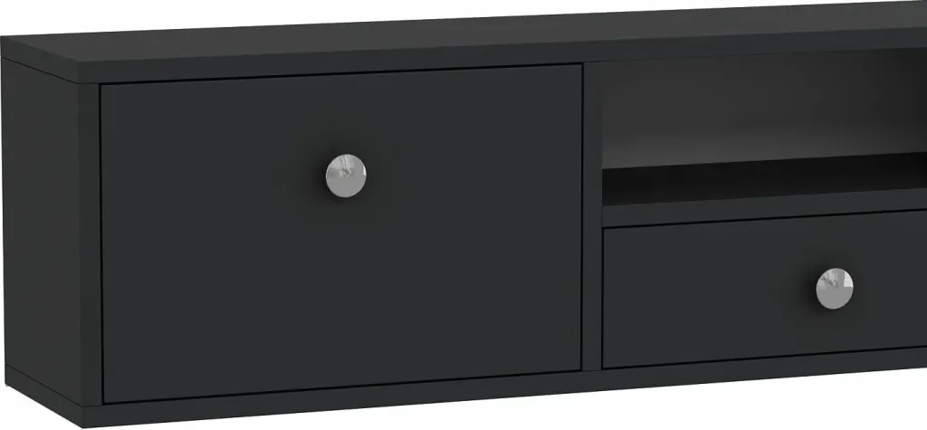 Komodë TV, Skye Decor, anthracite, silver, 1301-DROP-1 - 5